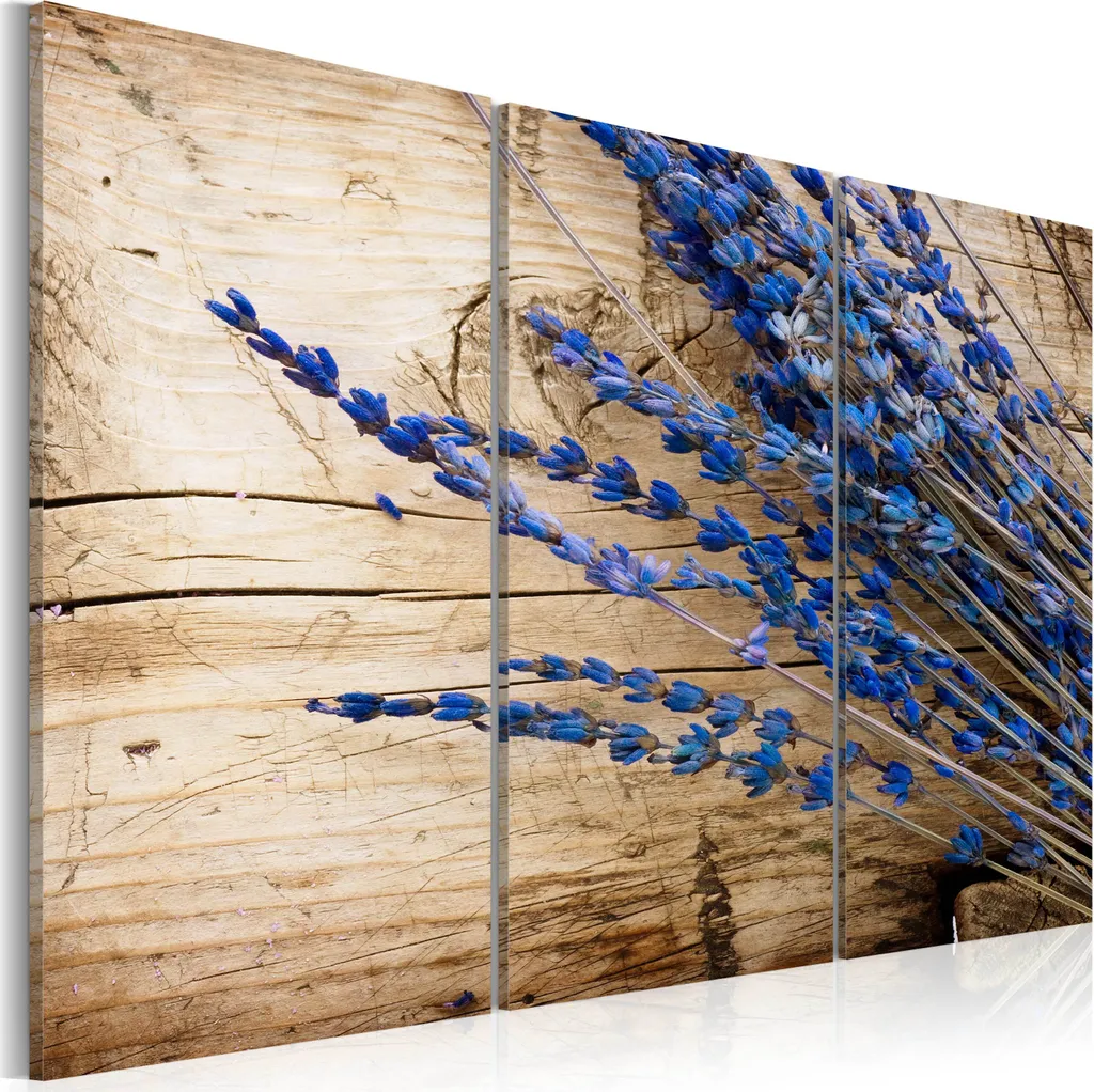 Murale Fiori 120x80 3 Pezzi - Quadro Moderno Tela TNT Arredo Casa