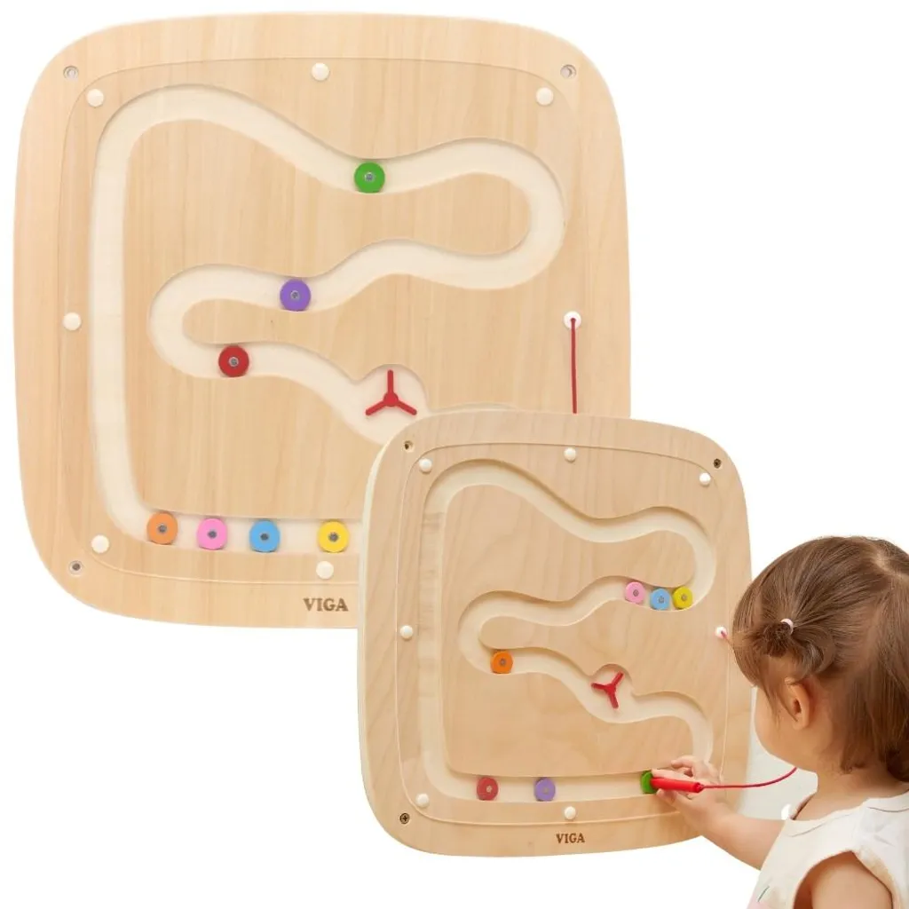 Viga Planche de Manipulation Sensorielle Flux Gravitationnel en Bois