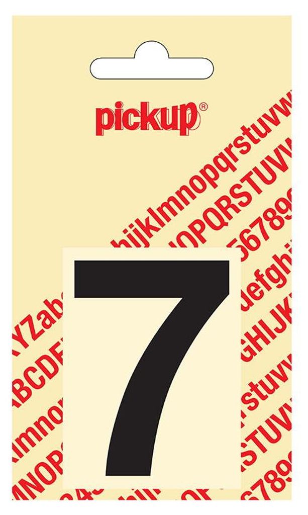 Deko-Ziffer 7 helvetica schwarz 60 mm Pickup