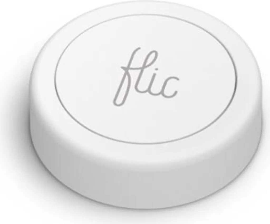 Flic Button Blanc Extension - Lanceur de Routines Domotiques pour Maison