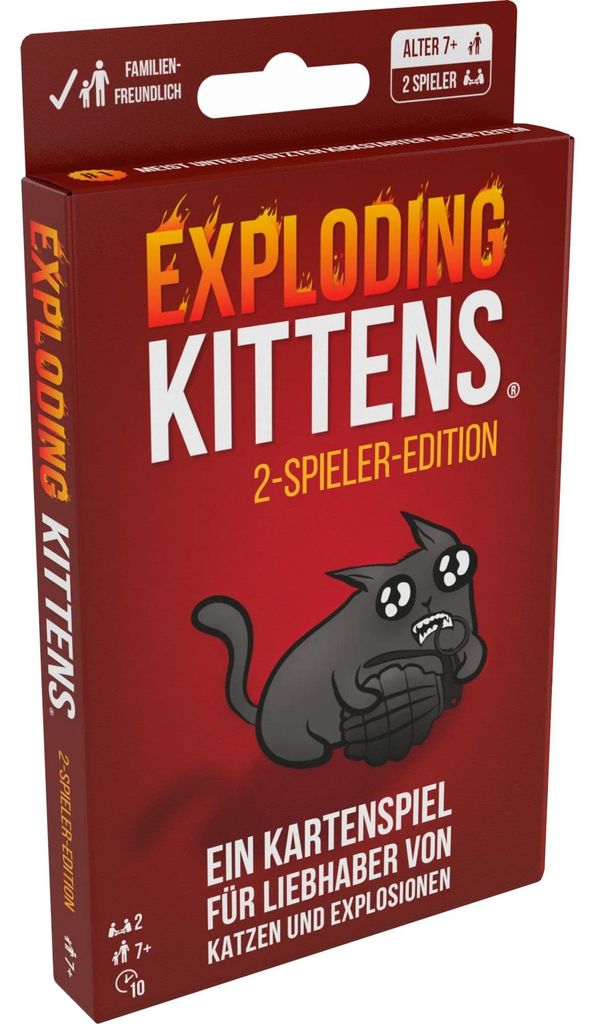 Exploding Kittens - edícia pre 2 hráčov - Asmodee EXKD0019 Obrázok produktu 