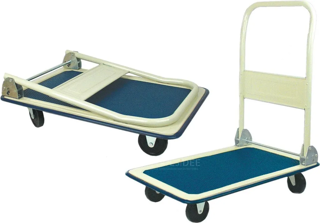 Chariot à plate-forme pour déménagement et garage 150 kg pliable