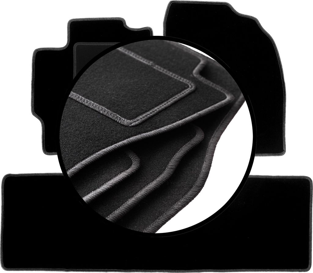 Veloursmatten-Satz für: Toyota Corolla E16 Limousine, Schrägheck (2013-2019)