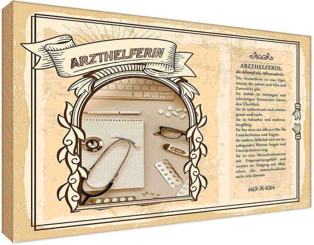 vianmo Holzschild 20x30 cm Arzthelferin Beruf Arbeit