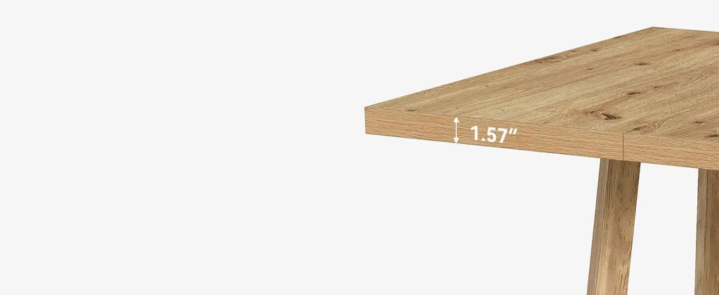 Table à manger peu encombrante 80x80 cm - La solution pour petits espaces - 8