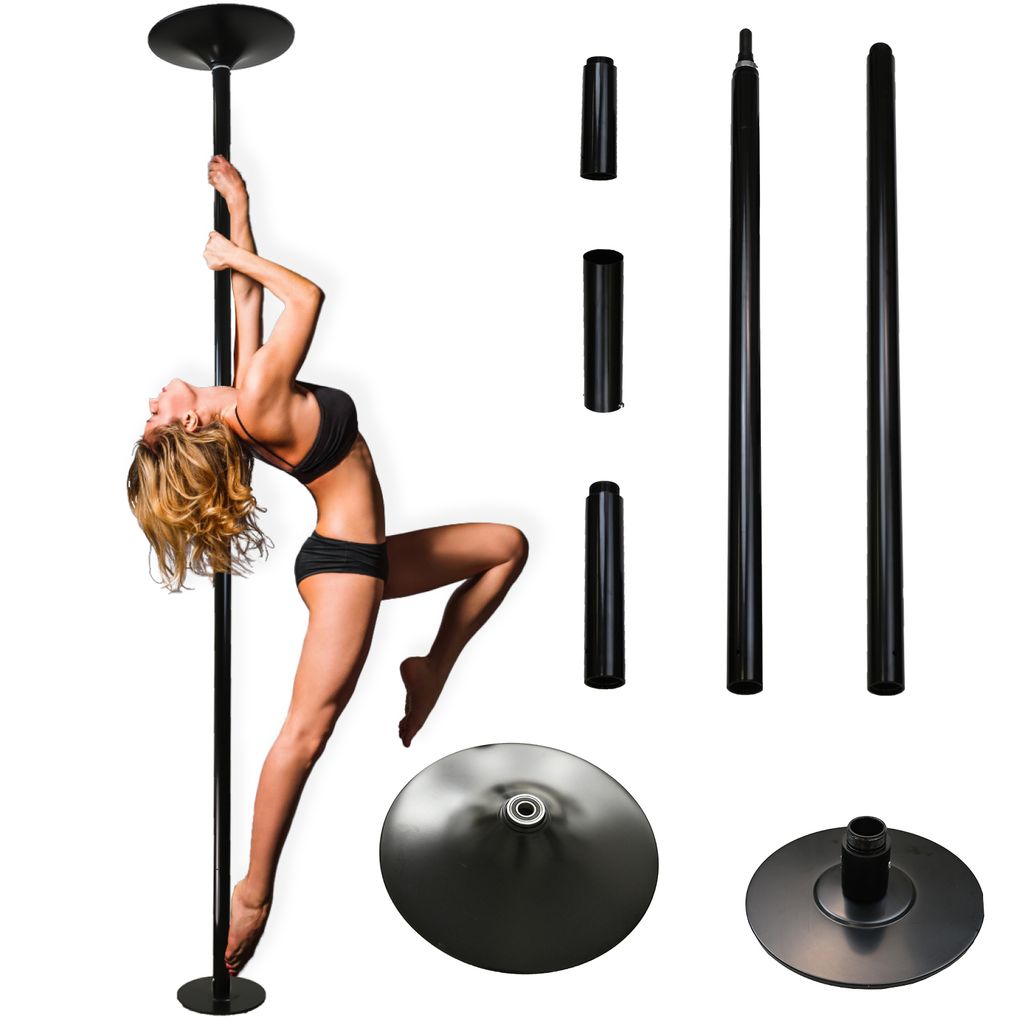 Pole Dance Tanzstange schwarz 231 - 274 cm Ø 45 mm Produktbild 
