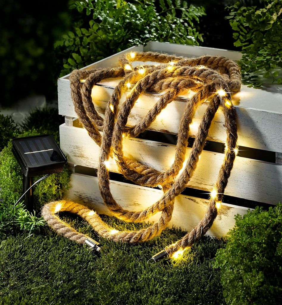 Weltbild Solar-Lichterkette Seil 60 LEDs ca.400 cm lang Produktbild 