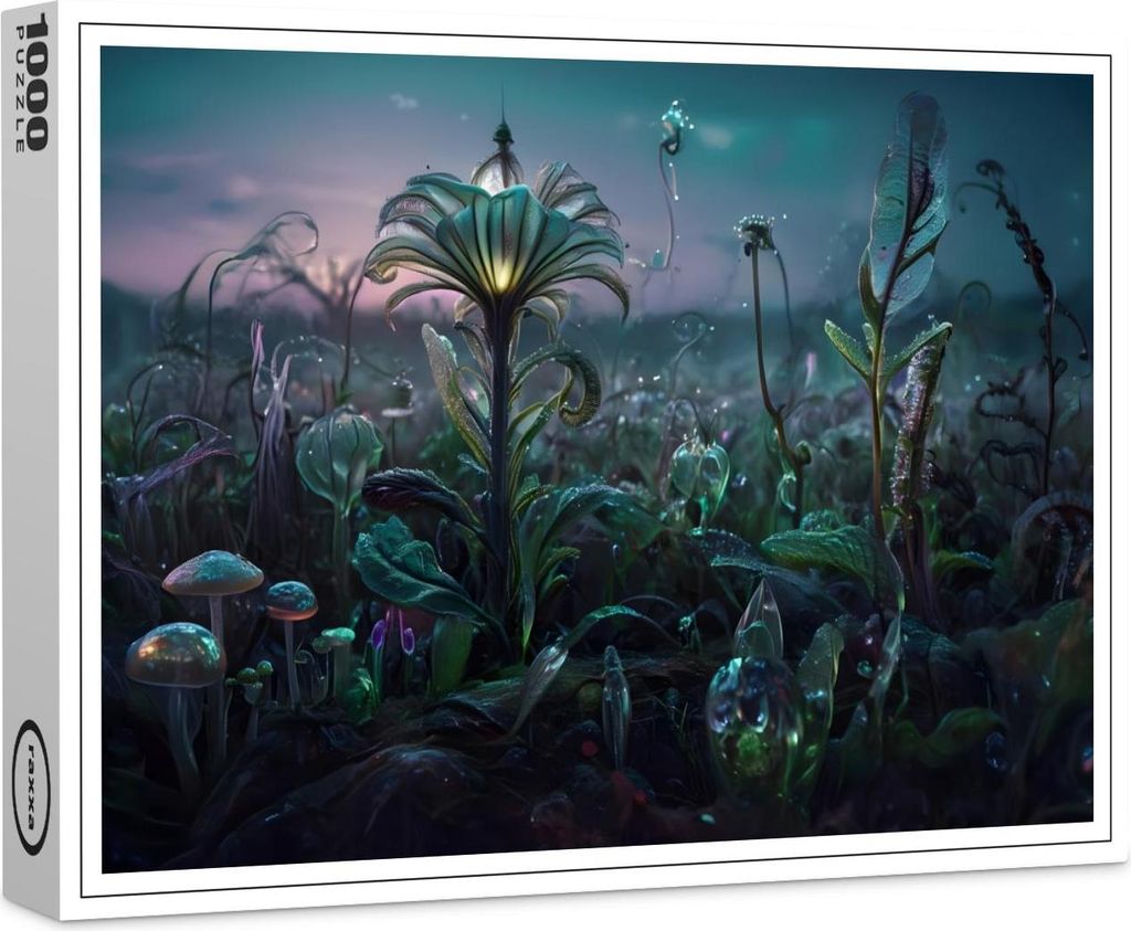 raxxa Premium-Puzzle "Verborgener Zaubergarten", 1000 Teile