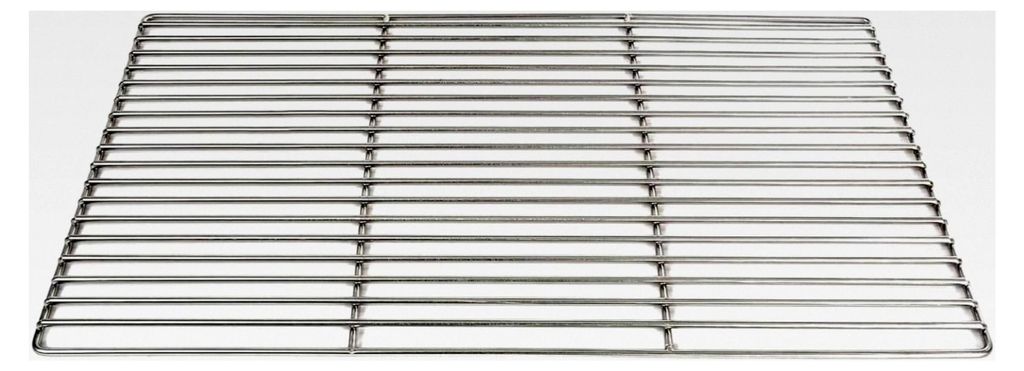 Grillrost aus Edelstahl 55 x 40 cm mit Grillstabdurchmesser 6 mm, rostfrei und elektropoliert