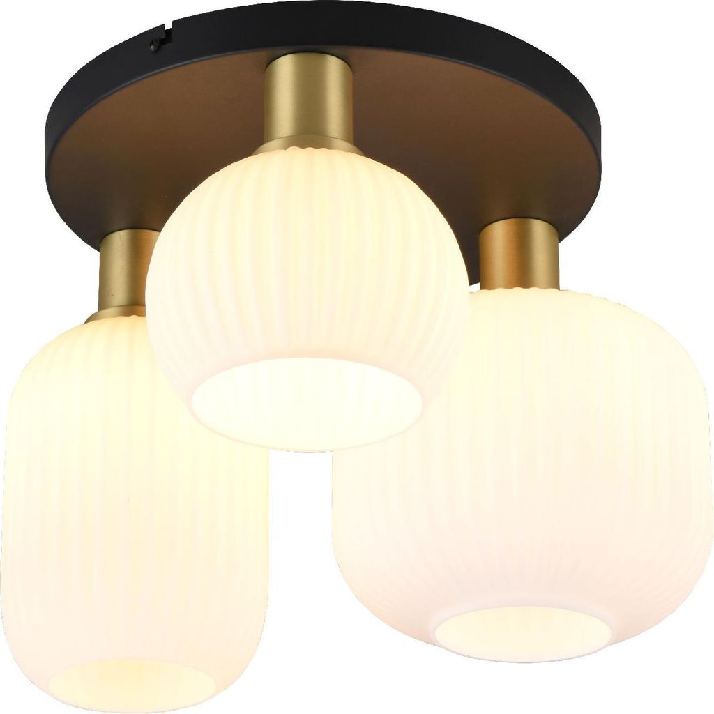 TRIO-Leuchten Deckenleuchte DIVA DH 39x28.50 cm gold Deckenlampe