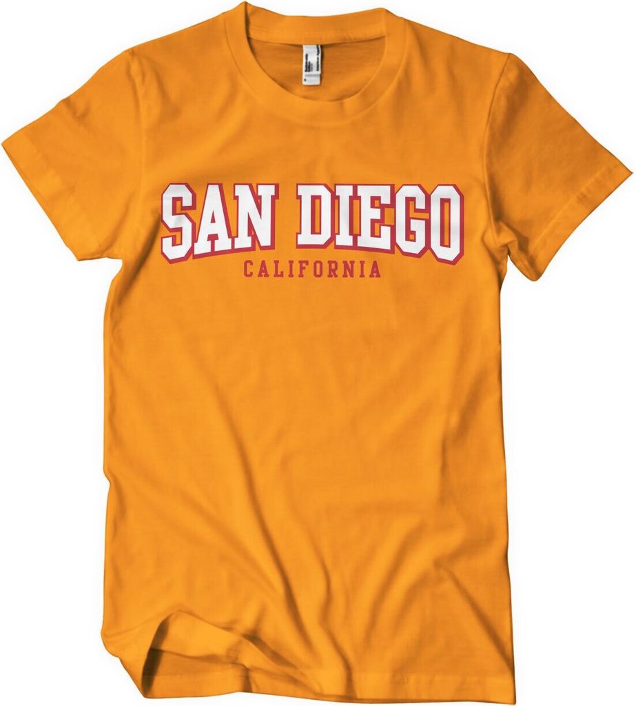 San Diego - California T-Shirt - X-Large - Orange