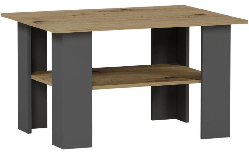Fremire Couchtisch - Eiche Artisan / Anthrazit - 60 x 55 x 80 cm - Modern A-1