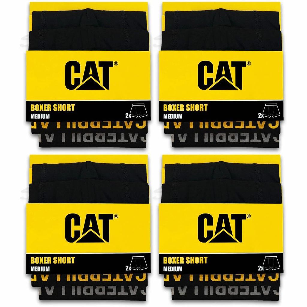 Caterpillar  Herren Boxershorts Größe:M Farbe:schwarz/gelb Produktbild 