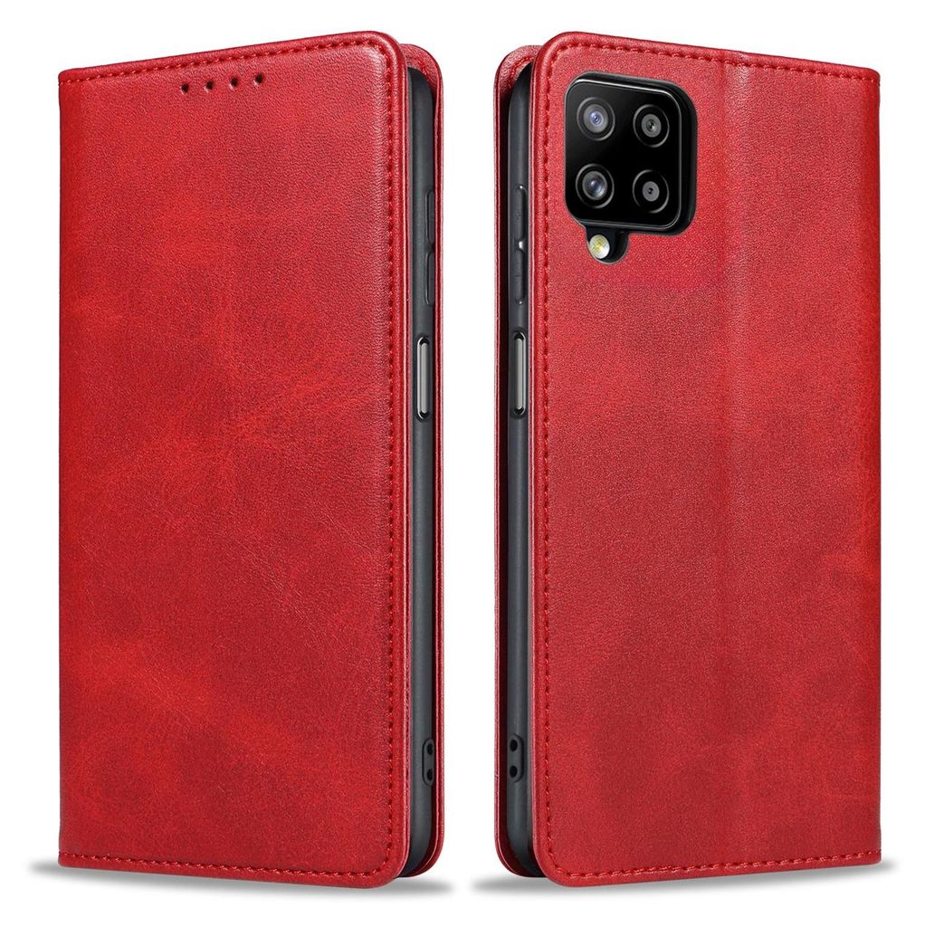 Handyhülle für Samsung Galaxy A12 Kunstleder Flip Cover Produktbild 