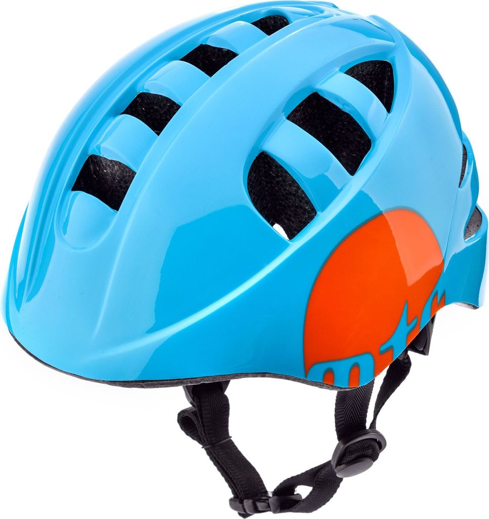 Meteor Schutzhelm, Kinderhelm, Fahrradhelm, Rollschuhe, KS08 Helm Kinderfahrradhelm Helm, größe S 48-52 cm MTR blau