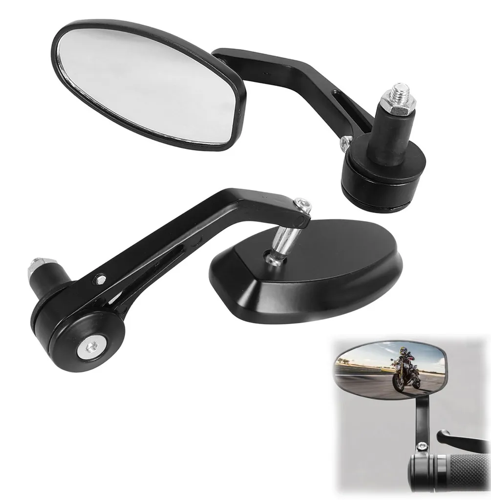 Rétroviseurs de moto universels pour embouts de guidon de scooter