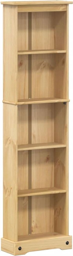 vidaXL Bücherregal Corona 46x20x170 cm Massivholz Kiefer Produktbild 