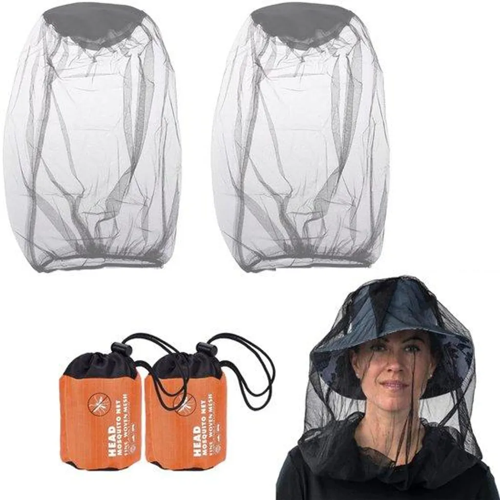 Moustiquaire de tête pour pêcheur et randonneur - Protection intégrale