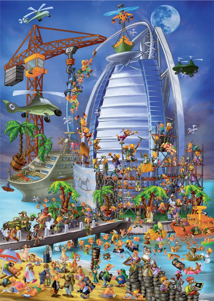 Puzzle Burj Al Arab 1000 Pièces - Activité Détente et Loisir Créatif