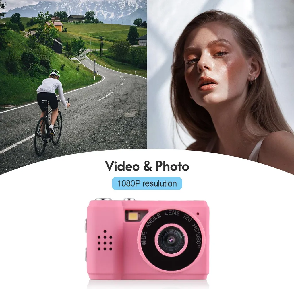 Caméscope Portable 1080P Idéal pour Immortaliser vos Souvenirs de Famille