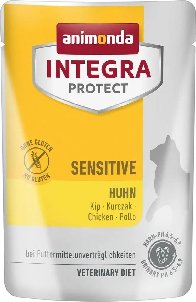 Animonda Integra Protect Sensitive 24x85g Gatto Pollo - No Glutine