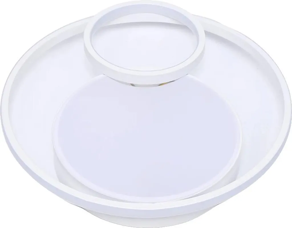 Plafonnier acrylique moderne contre la fatigue visuelle LED 3 tons