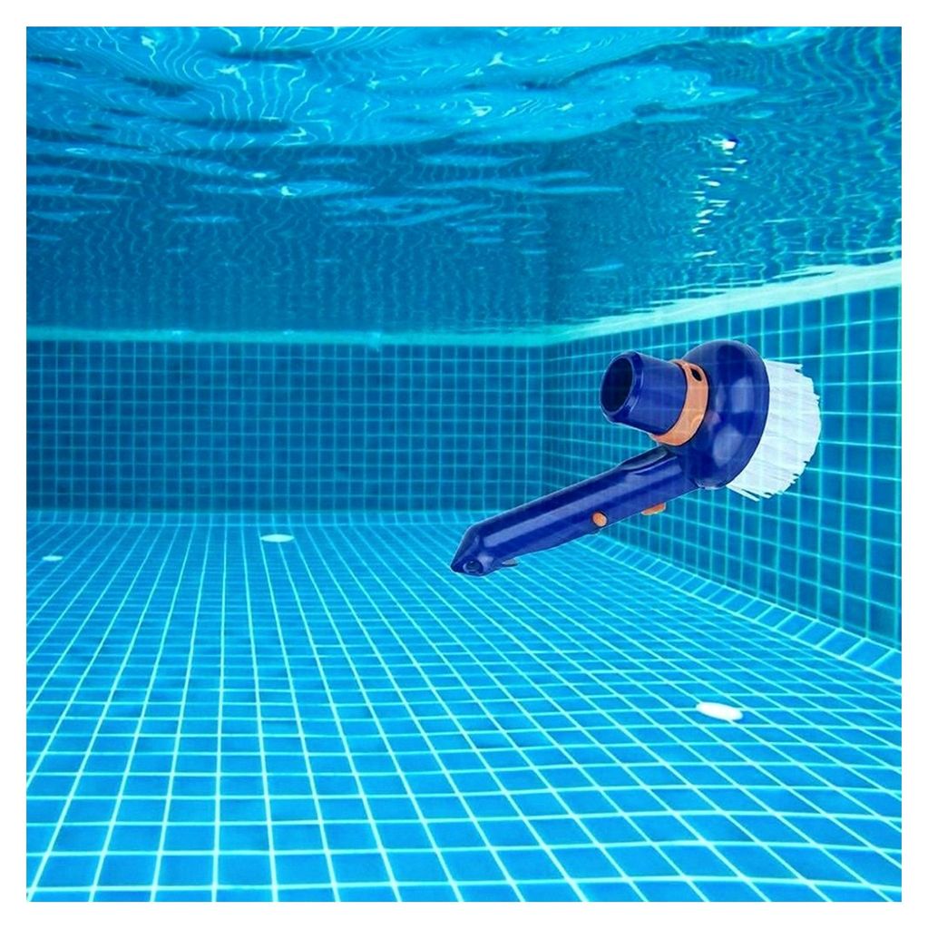 Poolstaubsaugerbürste mit feinen Borsten zur Reinigung von Stufen, Ecken, Wänden und Böden