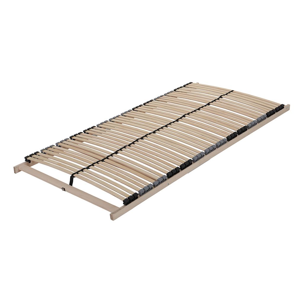 HOME DELUXE - Lattenrost MADO - 140 x 200 cm, 7 Liegezonen, 42 Federleisten, Härteregulierung, Mittelgurt - bis 160 kg belastbar I Lattenrahmen Be...