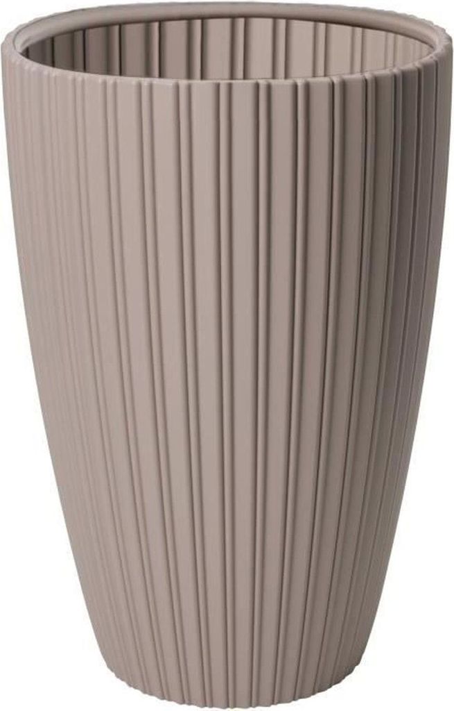 Blumentopf - Garden ID - Fancy - 40 x 58 cm - Für Garten, Balkon oder Innenräume - Taupe