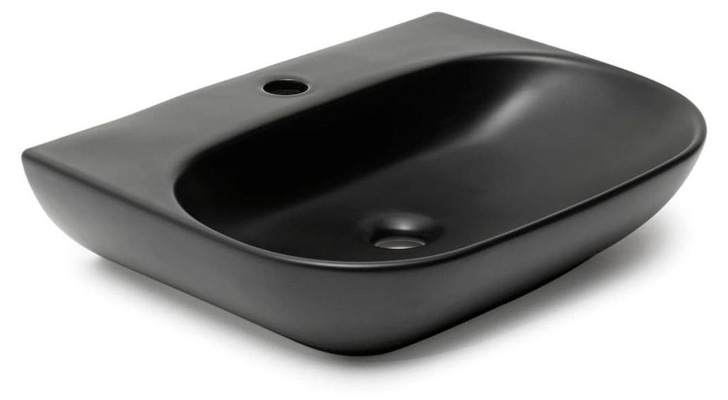 Lavabo suspendu en céramique SAT Brevis 50 x 38,5 cm avec Image du produit 