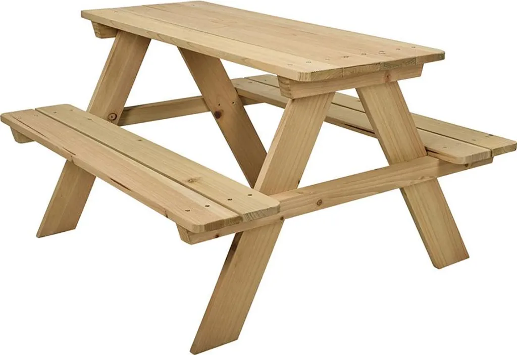 Tavolo da Picnic Esterno Bambini 89x79x50 cm | Struttura in Abete
