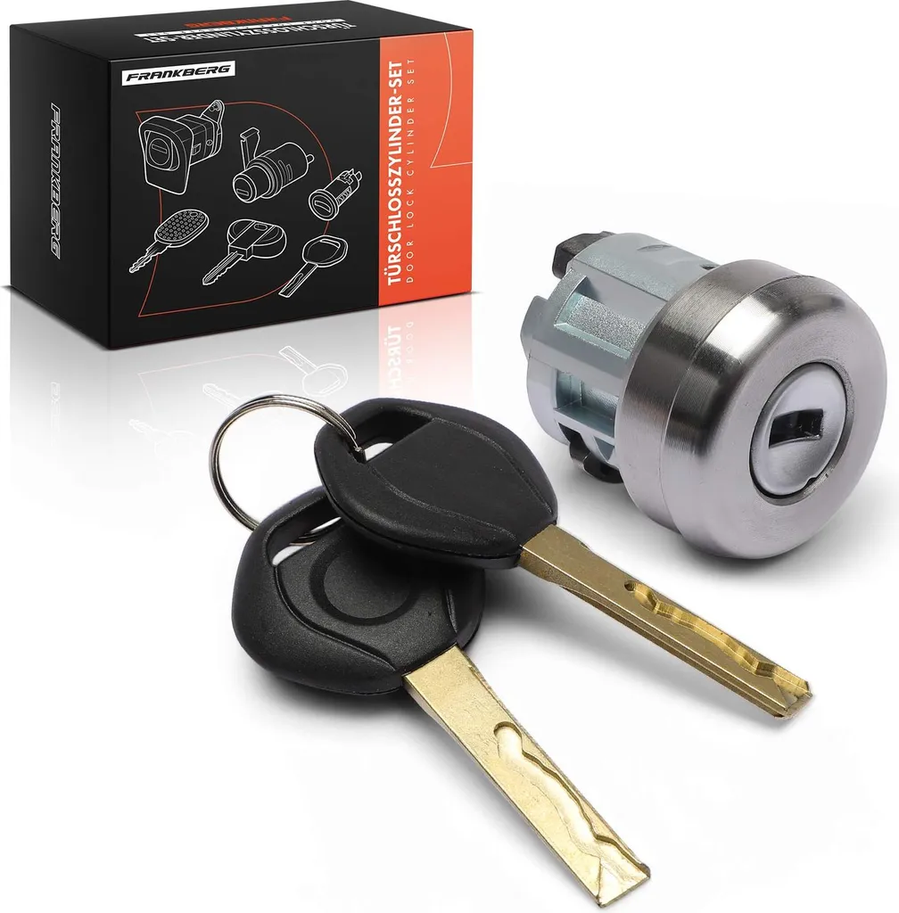 Frankberg Cylindre de Serrure de Porte pour BMW E36 E39 E38 Serie 3 5 7