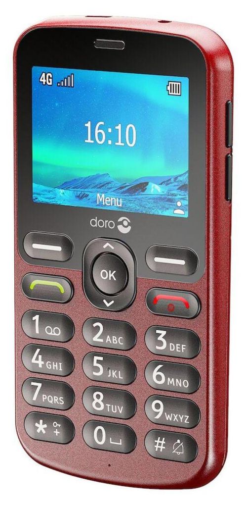 Doro 1880 senza alimentazione rosso - Telefono cellulare - Immagine del prodotto 