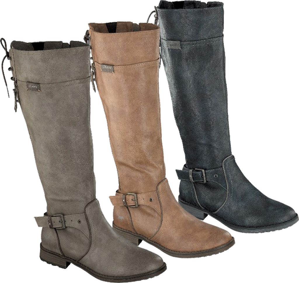 Mustang 1265-510 Schuhe Damen Stiefel , Größe:36 EU, Farbe:Blau