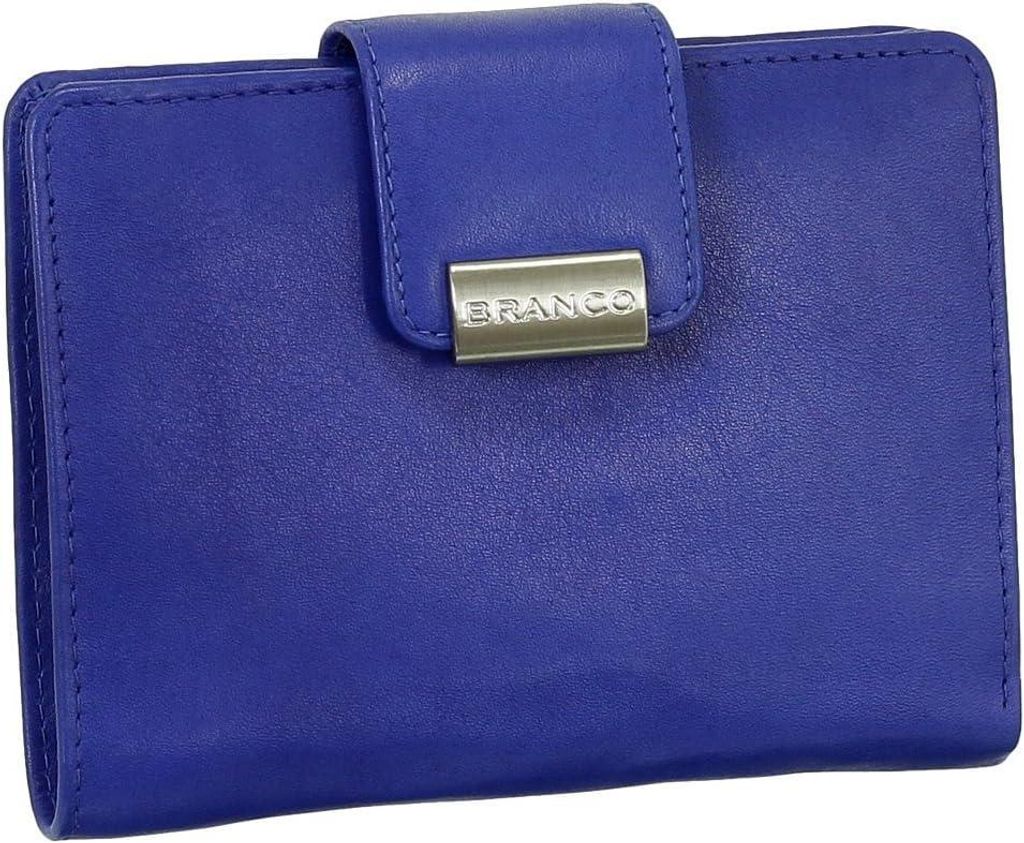 Ledershop24 Luxus Leder Damen Geldbörse XXL Portemonnaie Geldbeutel mit Druckknopf, 3 Steckfächer, 2 Klarsichtfächer, 9 Kartenfächer, Münzfach