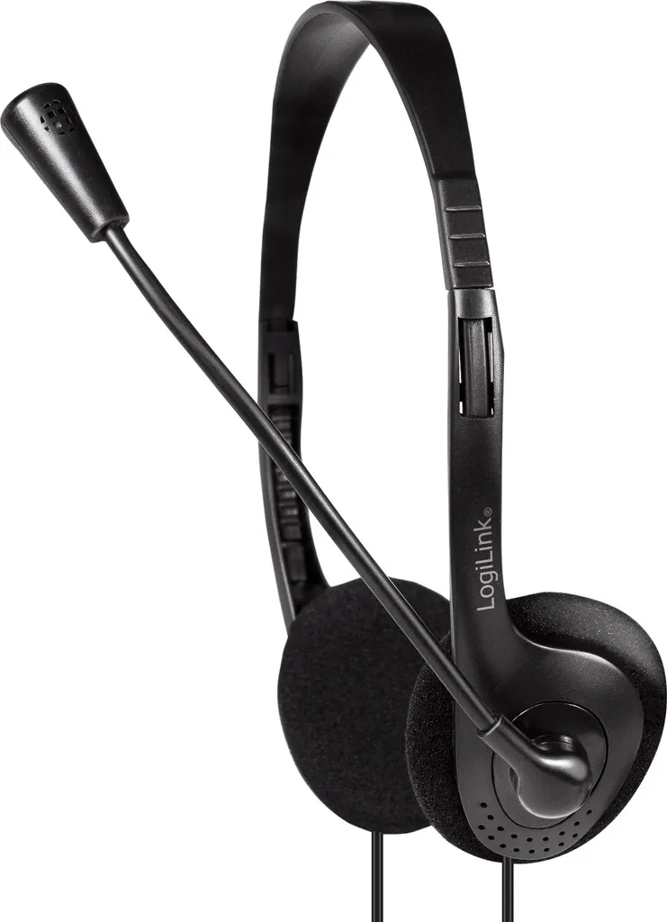 Offerta Cuffie LogiLink HS0055: Audio Stereo e Microfono Boom - Eco-Box
