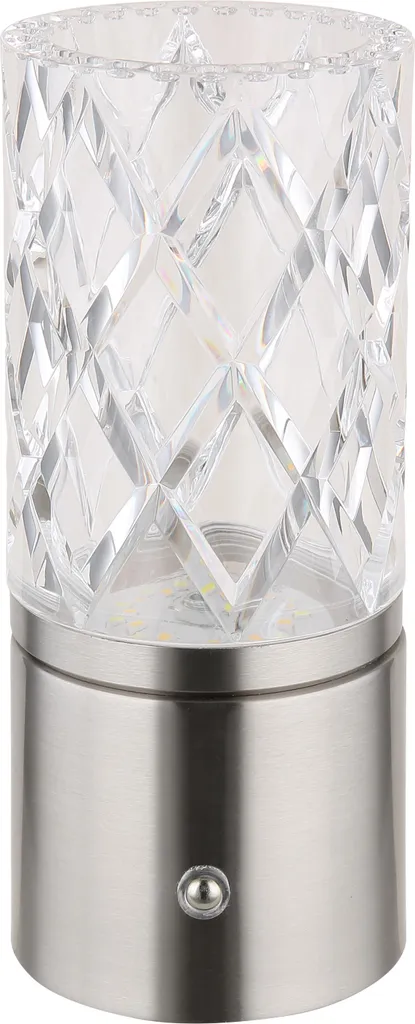 OFFERTA Lampada LED Touch Dimmer AKKU Nichel Cromo Ricaricabile