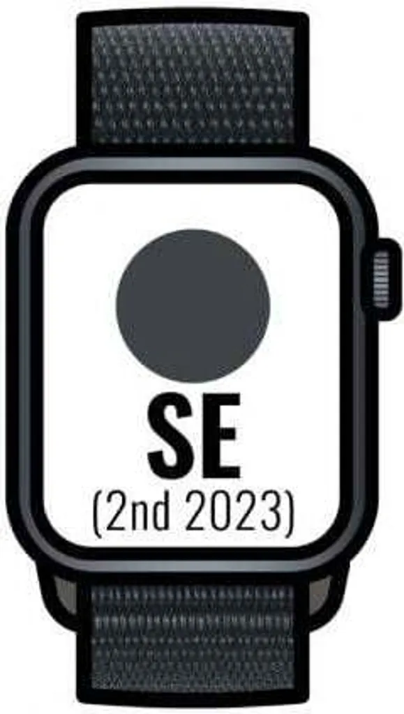 Apple Watch SE 40mm 4G GPS - Idéal Sport et Santé Écran OLED Noir WLAN