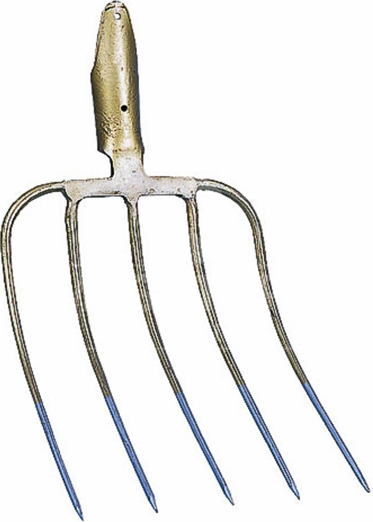 Kerbl Dunggabel ohne Stiel 5 Zinken, 31 x 24 cm Produktbild 