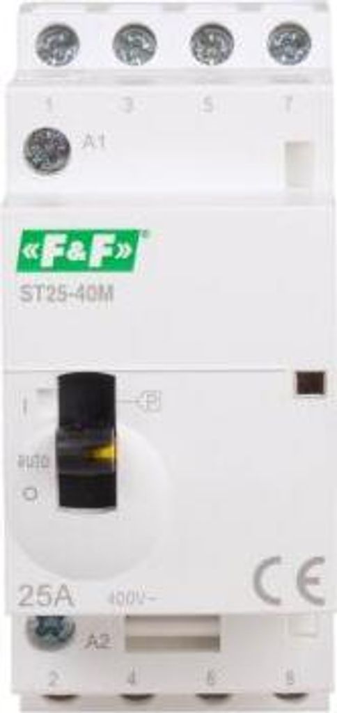 Modulárny stýkač s ručným ovládaním ST25-40-M 250 V AC Obrázok produktu 