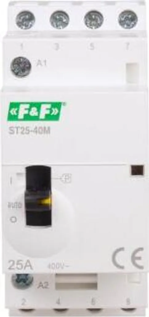 Contacteur modulaire manuel 25A 4NO rail DIN ST25-40-M haute qualité