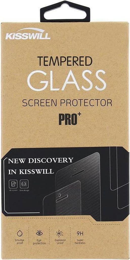 Kisswill 2.5D Gehärtetes Glas für Realme C21Y/C25Y - Optimaler Displayschutz KP13562
