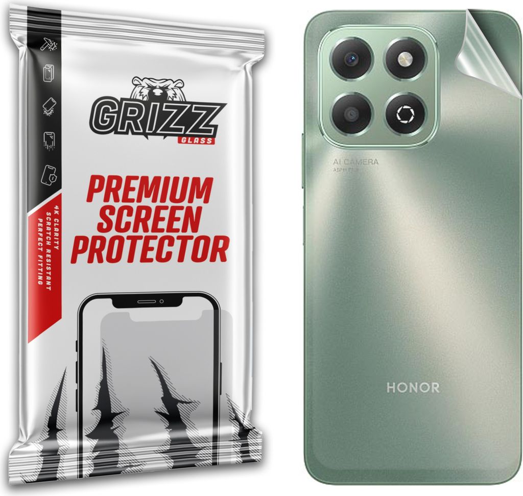 Folie für die Rückseite GrizzGlass SatinSkin für Honor X6b