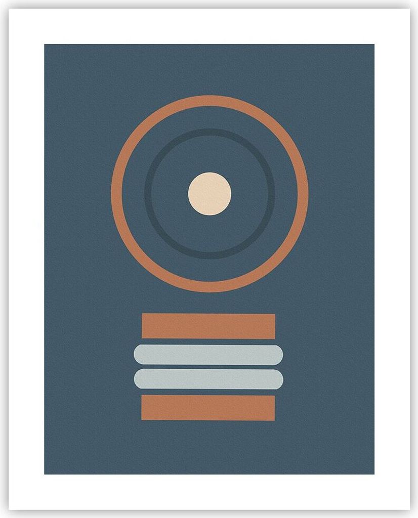 Poster - Poster ohne Rahmen - Abstrakt modern Muster - 40x50 cm - Wand Bild - Wanddeko - Wandbilder - Kunstposter - Wandposter - Bilder - Kunstdruc...