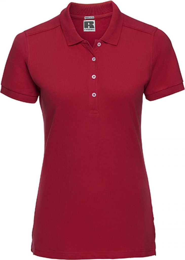 Russell R-566F-0 | Damen Stretch Poloshirt - Farbe: Classic Red - Größe: XS
