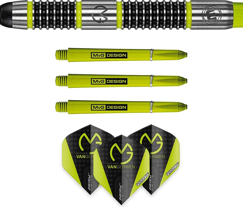 Jeu de Fléchettes de Compétition 20g MVG Aspire Soft Tip en Tungstène - 4