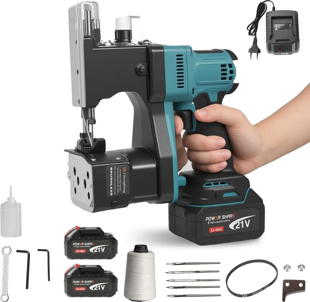 Fermeuse de sacs portable électrique pour emballage professionnel en toile