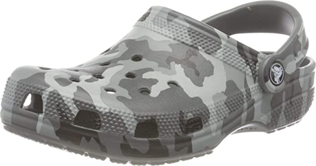 Crocs Classic Printed Camo Clog Sandalen Slate Grey/Multi 37-38