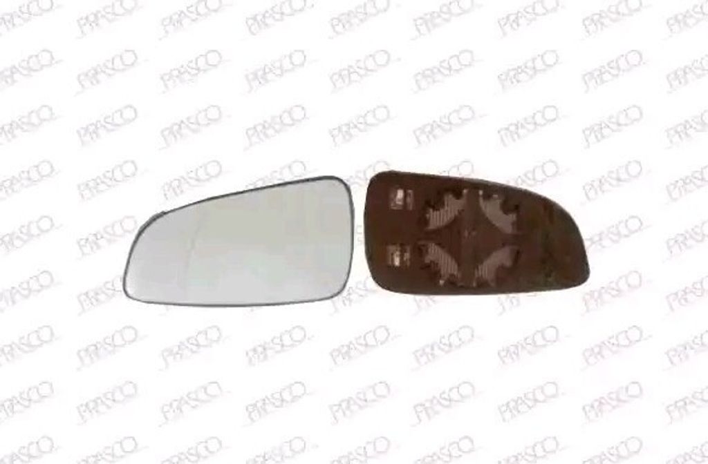 PRASCO Spiegelglas Außenspiegel Links für OPEL Astra H Caravan (A04) Beheizbar Asphärisch OP4107514