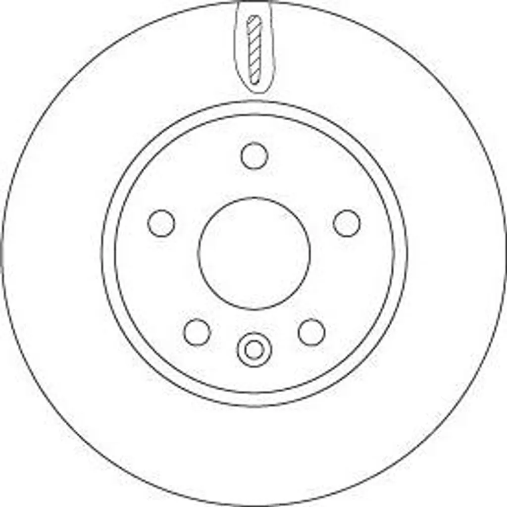 Stop aux vibrations : Disque de frein TRW DF6819 OE 13597460 Astra K